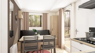 , Camping 3* à Massillargues Attuech (Gard) - Location Mobil Home pour 4 personnes - Photo N°4