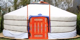 Camping Village Insolite , Camping 1* à Saint Benoît des Ondes (Ille et Vilaine) - Location Yourte pour 2 personnes - Photo N°2