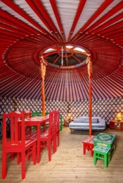 Camping Village Insolite , Camping 1* à Saint Benoît des Ondes (Ille et Vilaine) - Location Yourte pour 2 personnes - Photo N°10