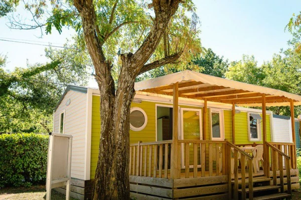 Camping Aloha Plage 4*, Camping 4* à Sampzon (Ardèche) - Location Mobil Home pour 6 personnes - Photo N°16