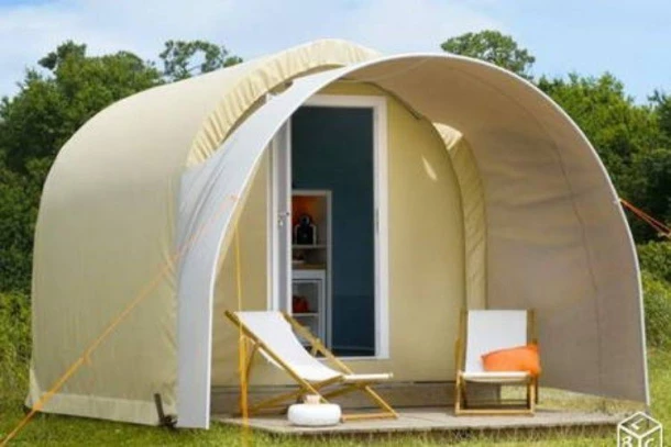 Camping Les Lauriers Roses 4*, Camping 4* à Saint Aygulf (Var) - Location Tente équipée pour 2 personnes - Photo N°1