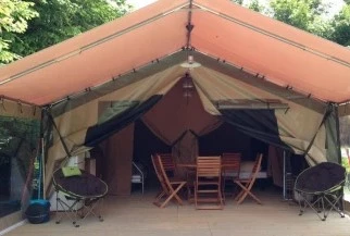 Camping l'Eden de la Vanoise 3*, Camping 3* à Landry (Savoie) - Location Tente équipée pour 5 personnes - Photo N°3