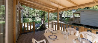 CAMPING Merendella 4*, Camping à San Nicolao (Haute Corse) - Location Mobil Home pour 6 personnes - Photo N°3