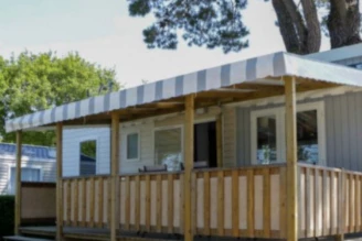 Camping d'Arvor 3*, Camping 3* à Ambon (Morbihan) - Location Mobil Home pour 6 personnes