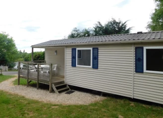 Camping Domaine de Kerelly 3*, Camping 3* à Guégon (Morbihan) - Location Mobil Home pour 6 personnes - Photo N°1