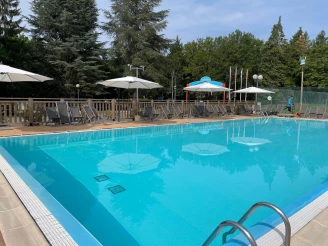 Camping De Maillac 4* , Camping 4* à Sainte Nathalène (Dordogne) - Location Chalet pour 4 personnes - Photo N°2