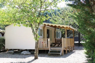 Camping La Plaine 4*, Camping 4* à Rosières (Ardèche) - Location Mobil Home pour 6 personnes - Photo N°1