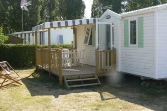 , Camping 4* à Montjean sur Loire (Maine et Loire) - Location Mobil Home pour 4 personnes - Photo N°1
