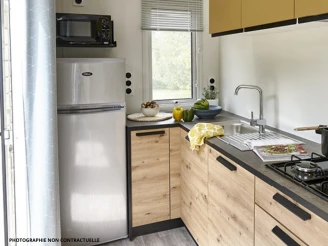Camping Les Gros Joncs 5*, Camping 5* à Saint Georges d'Oléron (Charente Maritime) - Location Mobil Home pour 6 personnes - Photo N°3