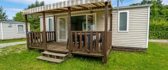 Camping Les Ballastières 3*, Camping 3* à Champagney (Haute Saône) - Location Mobil Home pour 4 personnes - Photo N°3