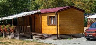 Camping Les Castors 4*, Camping 4* à Burnhaupt le Haut (Haut Rhin) - Location Mobil Home pour 4 personnes - Photo N°2