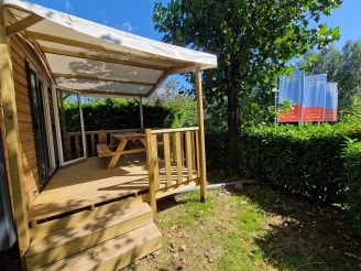 Camping Marmotel 4*, Camping 4* à Saint Geniez d'Olt (Aveyron) - Location Mobil Home pour 2 personnes - Photo N°2