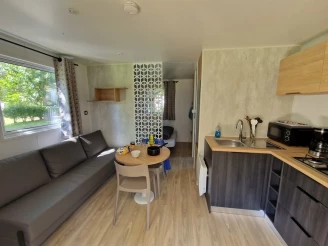 Camping Marmotel 4*, Camping 4* à Saint Geniez d'Olt (Aveyron) - Location Mobil Home pour 2 personnes - Photo N°4