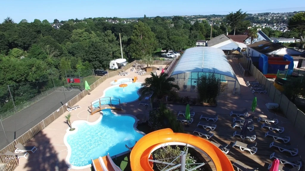 Camping le Panoramic 3*, Camping 4* à Binic (Cotes d'Armor) - Location Mobil Home pour 6 personnes - Photo N°12