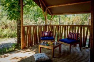 Camping LIBERTE LACANAU , Camping 3* à Lacanau (Gironde) - Location Tente équipée pour 4 personnes - Photo N°2