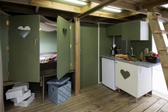 Camping dei Fiori , Camping 2* à Pietra Ligure (Savone) - Location Tente équipée pour 4 personnes - Photo N°4