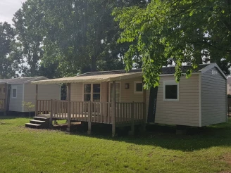 Camping Couleurs du Monde , Camping 4* à Faverolles sur Cher (Loir et Cher) - Location Mobil Home pour 6 personnes - Photo N°3