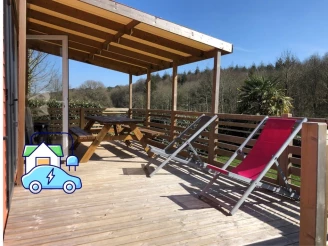Camping Ty Nénez , Camping 3* à Pont Scorff (Morbihan) - Location Mobil Home pour 4 personnes - Photo N°3