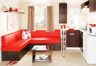 Camping Les Chenes Verts 4*, Camping 4* à Bourgneuf en Retz (Loire Atlantique) - Location Mobil Home pour 6 personnes - Photo N°3