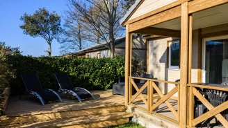 CAMPING de KERALOUET 3*, Camping 3* à Lesconil (Finistère) - Location Chalet pour 6 personnes - Photo N°3